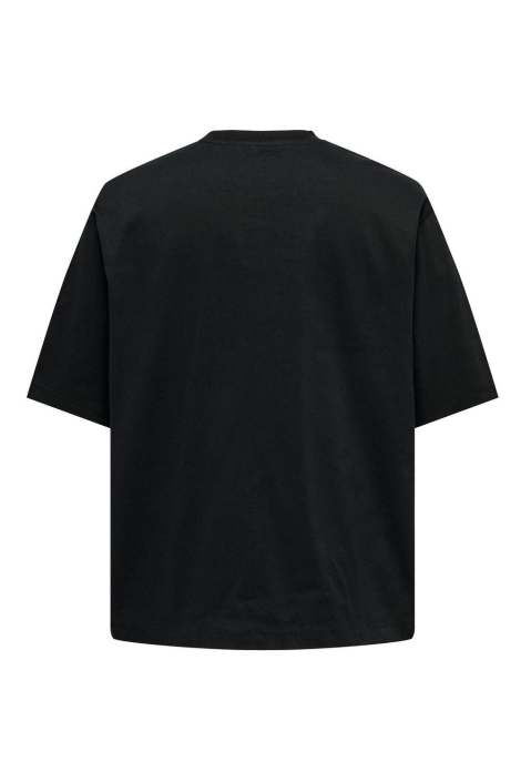 Only & Sons zwarte heren t-shirt | Achteraanzicht