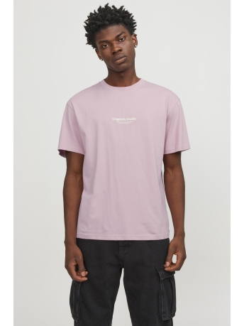 Jack & Jones T-shirt JORVESTERBRO TEE SS CREW NECK NOOS 12240121 PINK NECTAR