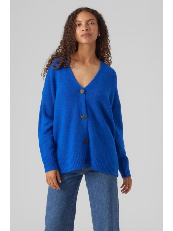 Vero Moda Vest VMLEFILE LS OVERSIZE BOXY CARDIGAN 10291670 Beaucoup Blue