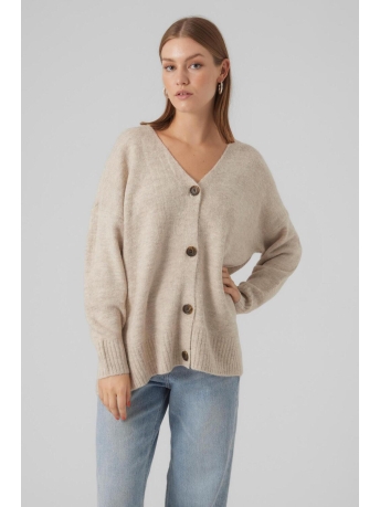 Vero Moda Vest VMLEFILE LS OVERSIZE BOXY CARDIGAN 10291670 Birch