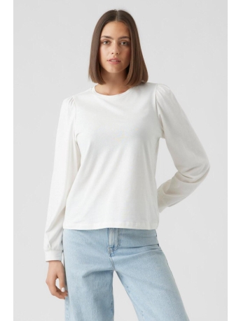 Vero Moda Trui VMKERRY LS O-NECK TOP VMA NOOS 10290026 Snow White