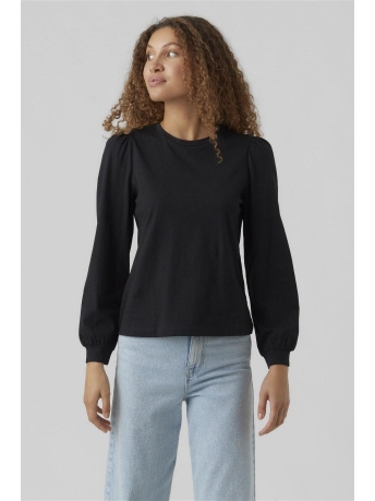 Vero Moda Trui VMKERRY LS O-NECK TOP VMA NOOS 10290026 Black
