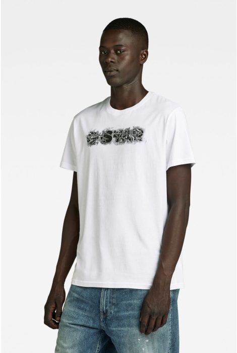 G-Star RAW distressed logo r t