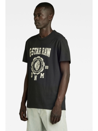 G-Star RAW T-shirt COLLEGIC R T D24447 D593 DK Black