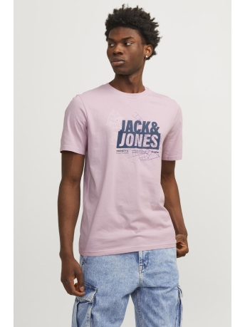 Jack & Jones T-shirt JCOMAP SUMMER LOGO TEE SS CREW NECK 12257908908 WINSOME ORCHID
