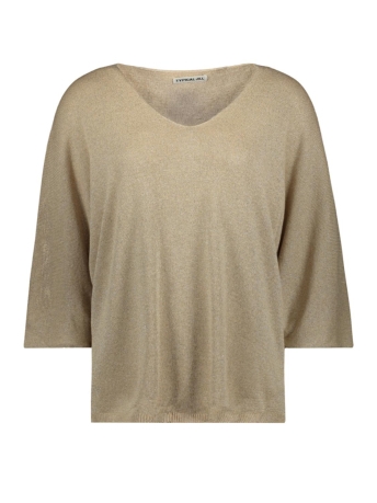 Typical Jill T-shirt SOFIE GLITTER 23 10701 CAMEL