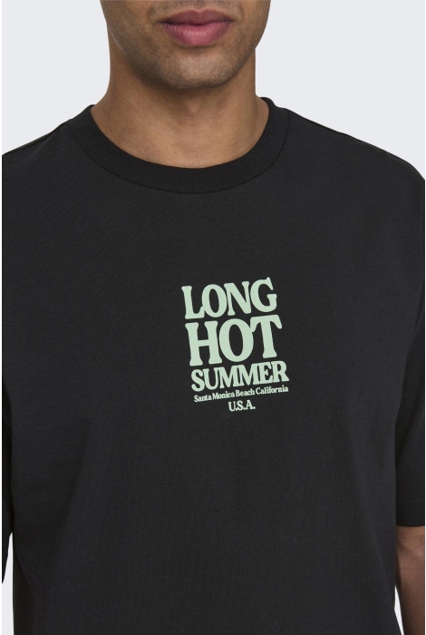 Only & Sons onskenny rlx text ss tee