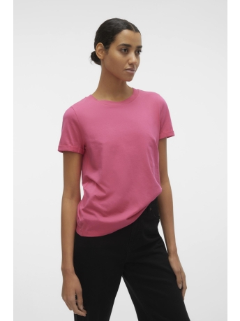 Vero Moda T-shirt VMPAULA S/S T-SHIRT GA NOOS 10243889 RASPBERRY SORBET