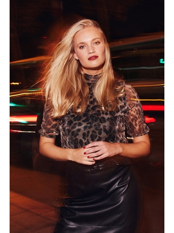 LolaLiza T-shirt T LEOGLAM 2C 02400272 3814 Light Camel