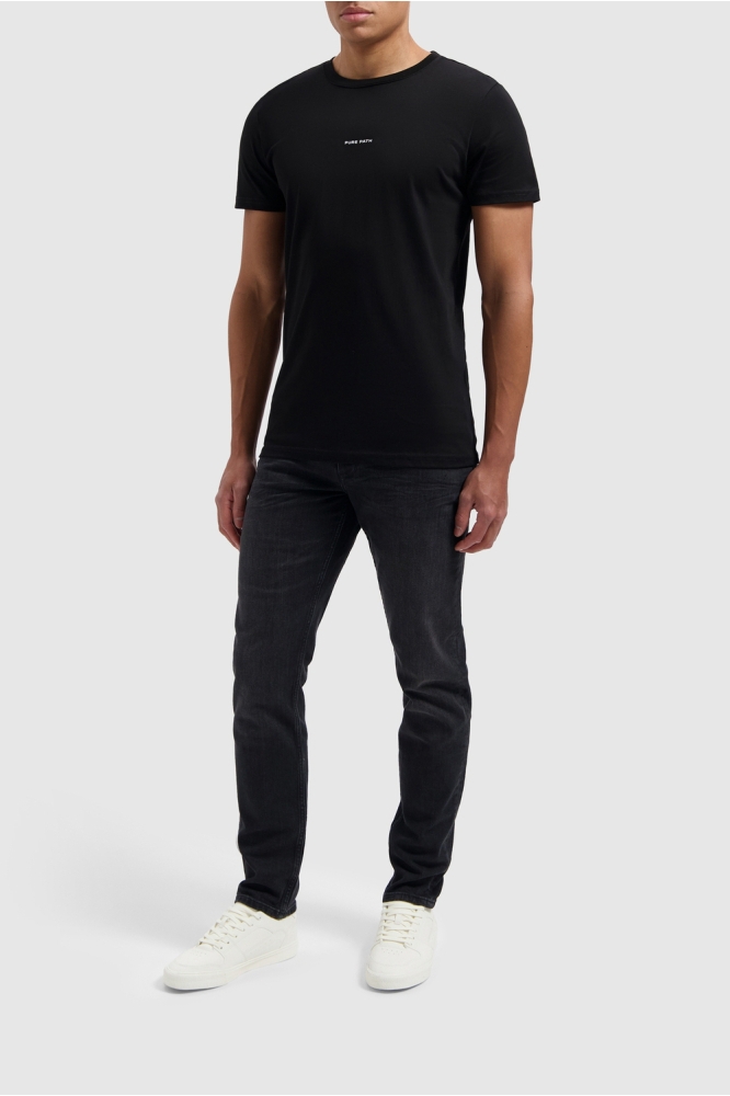 LOGO T SHIRT 10111 02 BLACK