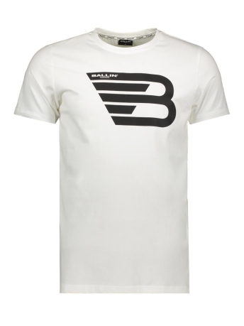 Ballin T-shirt T SHIRT WITH CHESTPRINT 19104 45 Off White