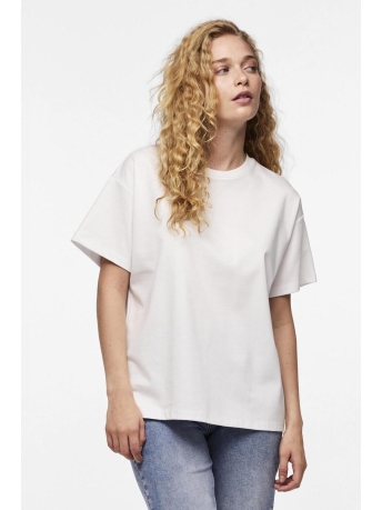 Pieces T-shirt PCSKYLAR SS OVERSIZED TEE NOOS 17146654 Bright White