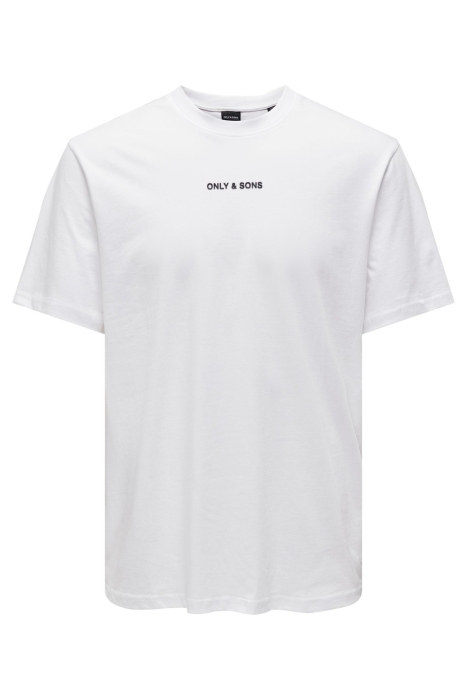Only & Sons onslevi life reg text ss tee noos
