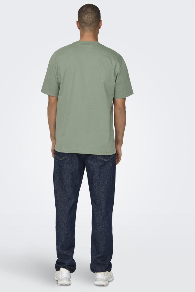 ONSFRED LIFE RLX SS TEE NOOS 22022532 Hedge Green
