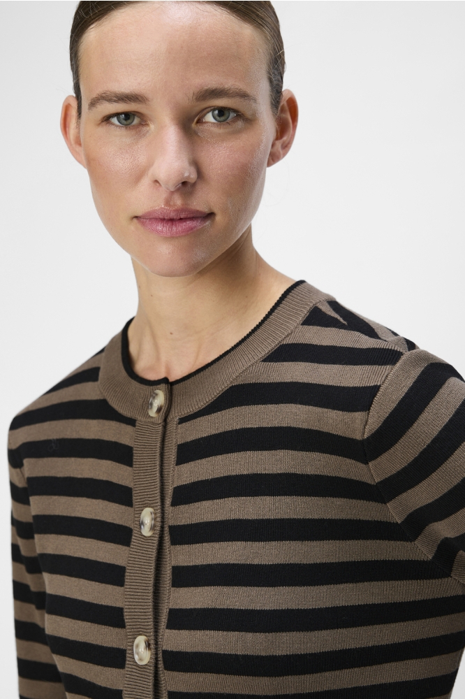 Object bruine dames vest | Close up