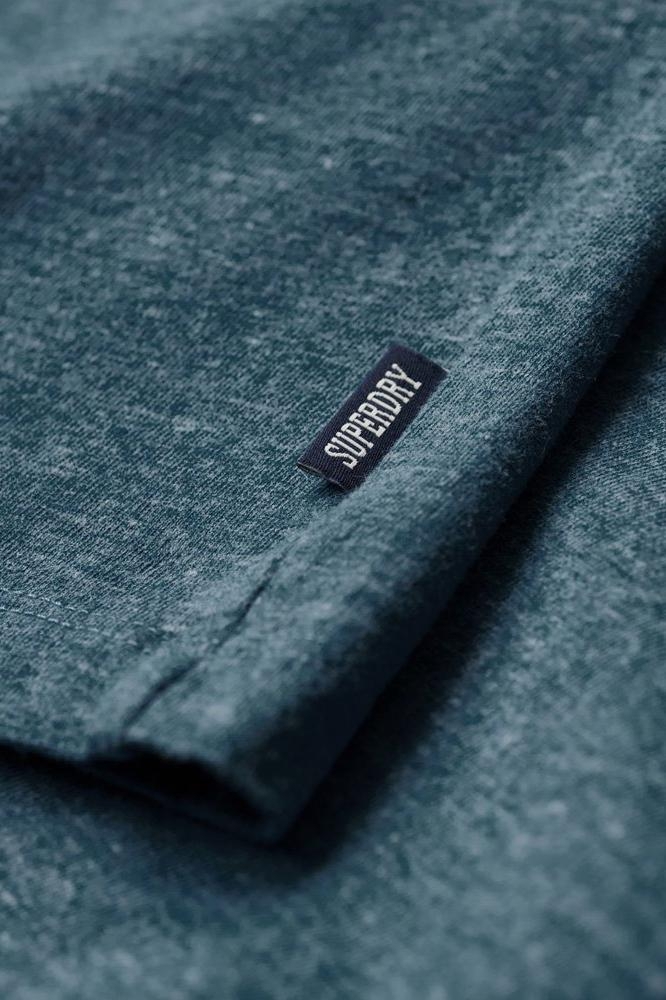 ESSENTIAL LOGO EMB TEE M1011245A ALASKAN BLUE MARL