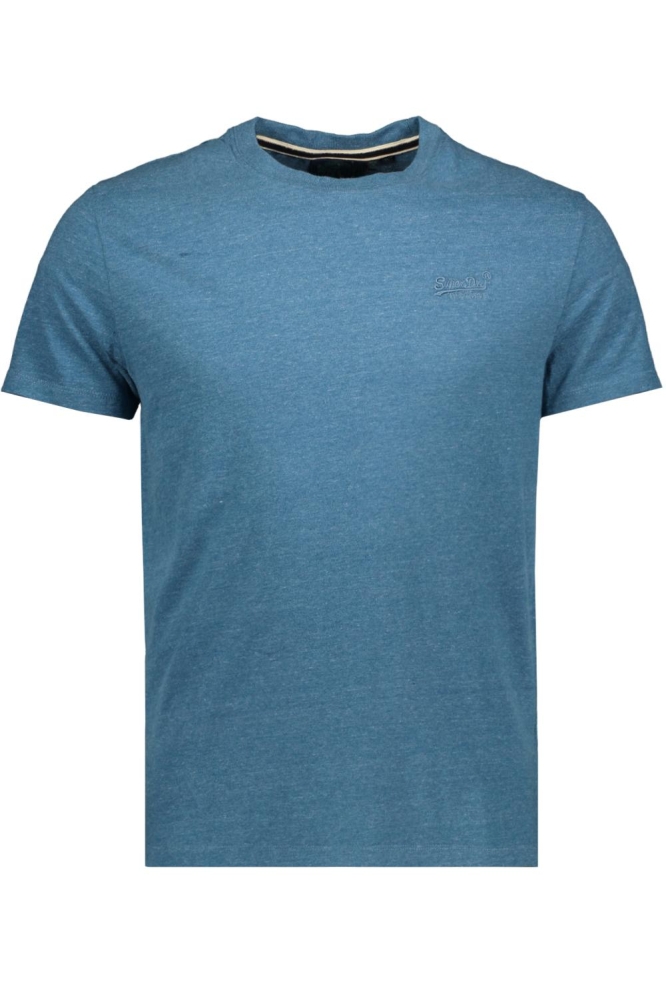 ESSENTIAL LOGO EMB TEE M1011245A ALASKAN BLUE MARL