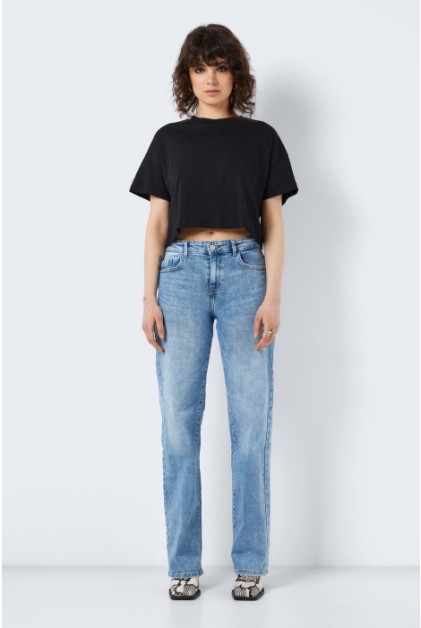 Noisy may nmalena s/s o-neck semicrop top fwd