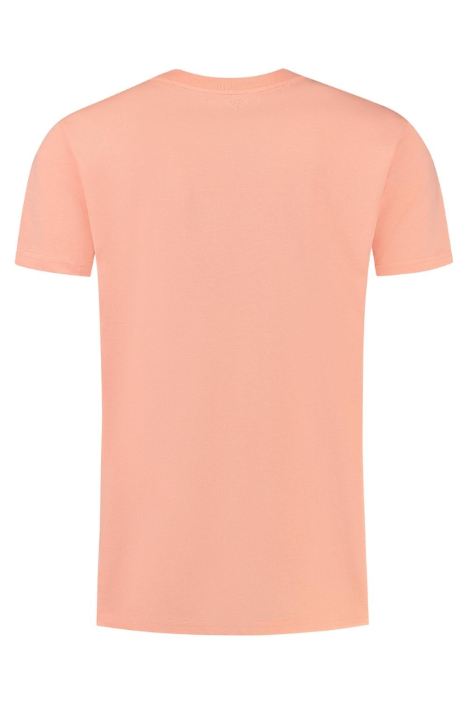 TSHIRT WITH FRONTPRINT 24010112 50 CORAL