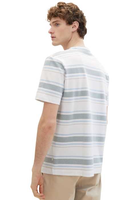 Tom Tailor structured stripe t-shirt