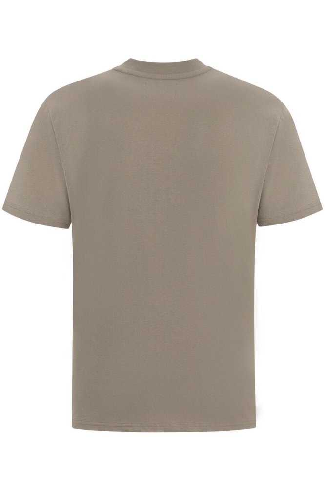 TSHIRT WITH FRONT PRINT 24010110 53 TAUPE