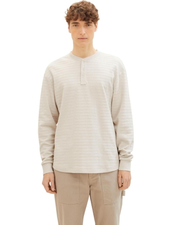 Tom Tailor T-shirt RELAXED STRUCTURED HENLEY 1040847XX12 27609