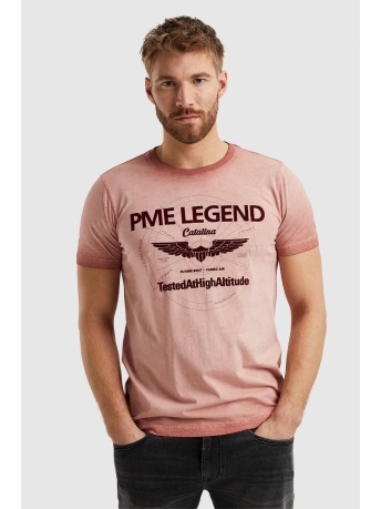 PME legend T-shirt T SHIRT IN JERSEY PTSS2402576 ETRUSCAN RED