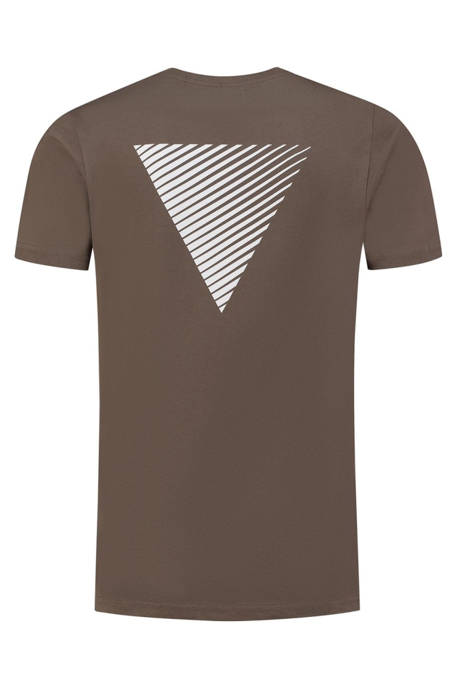 TSHIRT WITH PRINT 24010101 49 BROWN