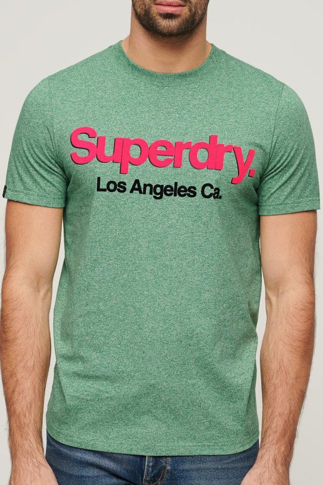 CORE LOGO CLASSIC WASHED TEE M1011913A BRIGHT GREEN GRIT