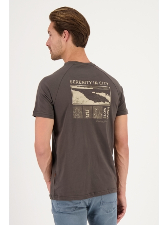 Gabbiano T-shirt T SHIRT MET PRINT 154514 412 black coffee