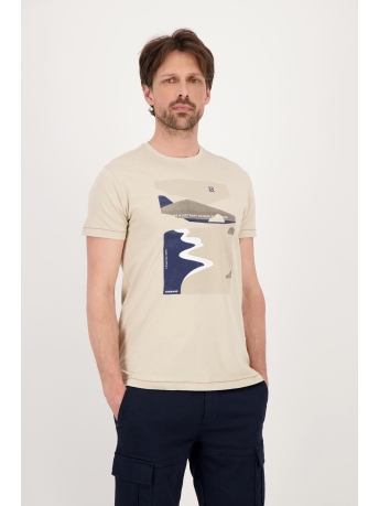 Gabbiano T-shirt T SHIRT KATOEN MET PRINT 154532 01 beige
