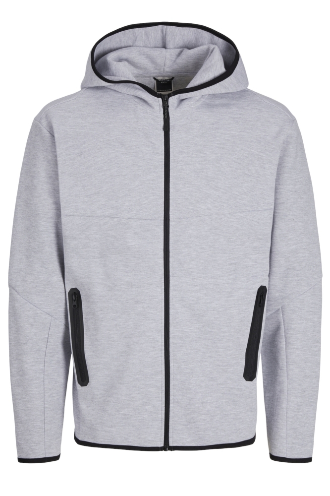 Jack & Jones grijze heren vest | Vooraanzicht