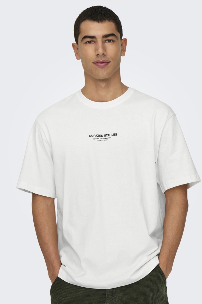 ONSCURATED RLX PRINT SS TEE 22030925 CLOUD DANCER