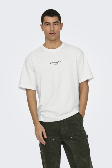 Only & Sons onscurated rlx print ss tee