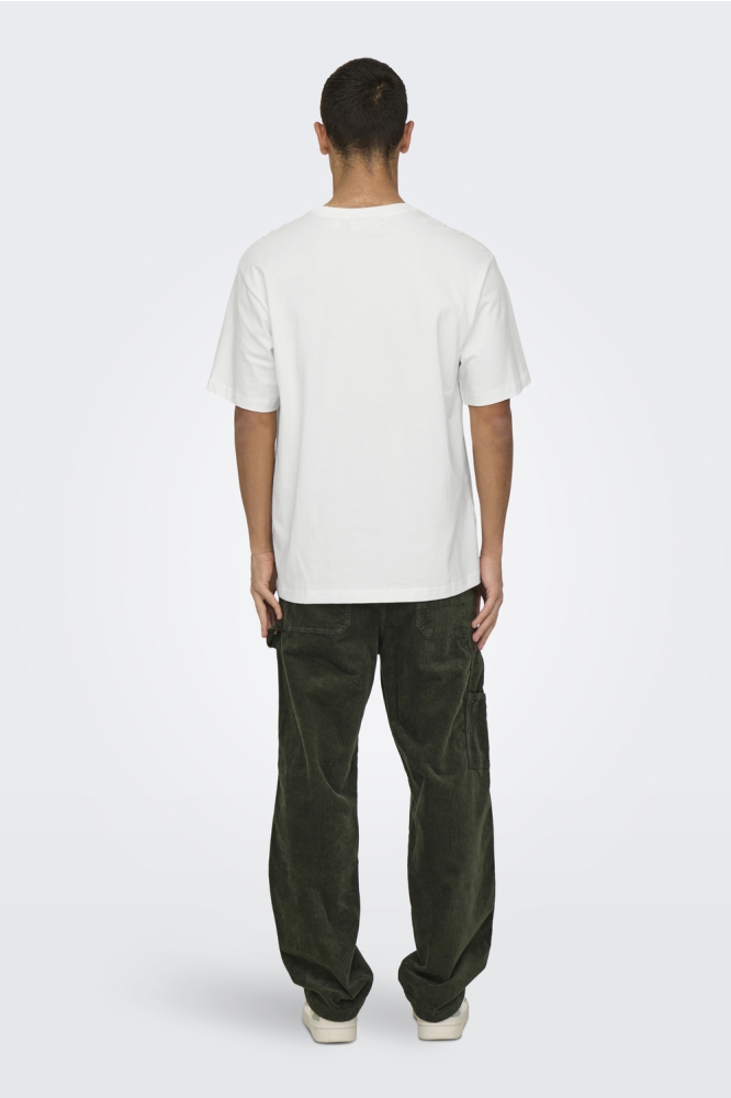 ONSCURATED RLX PRINT SS TEE 22030925 CLOUD DANCER