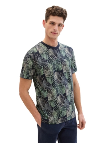 Tom Tailor T-shirt T SHIRT MET ALLOVER PRINT 1040946XX10 35095