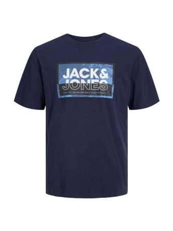 Jack & Jones Junior T-shirt JCOLOGAN TEE SS CREW NECK SS24 JNR 12254194 Navy Blazer