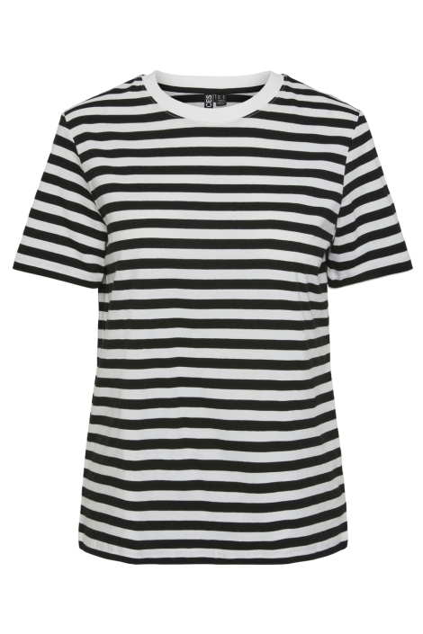 Pieces zwarte dames t-shirt | Vooraanzicht