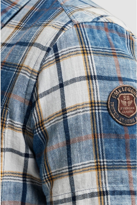 PME legend short sleeve shirt indigo yarndyed