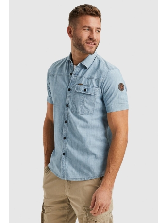 PME legend Overhemd SHIRT IN CHAMBRAY PSIS2403248 590