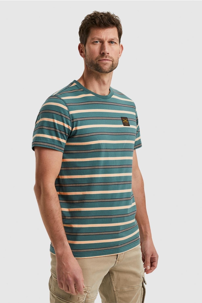 T SHIRT WITH STRIPE PATTERN PTSS2403582 6019