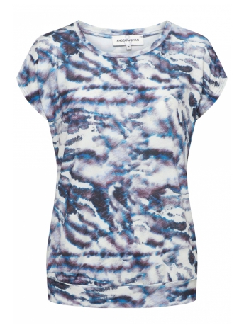 AndCo Woman T-shirt LIEKE BLUE ANIMAL TO236 42075 b-navy