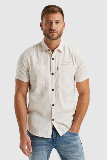 PME legend Overhemd SHIRT WITH SHORT SLEEVES PSIS2403240 7013