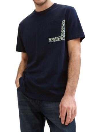 Tom Tailor T-shirt T SHIRT MET BORSTZAK 1041791XX10 10668