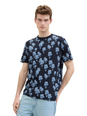Tom Tailor T-shirt T SHIRT MET PALMBOMEN 1040997XX10 35062