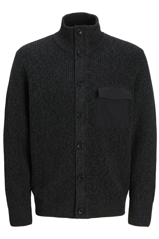 Jack & Jones zwarte heren vest | Vooraanzicht