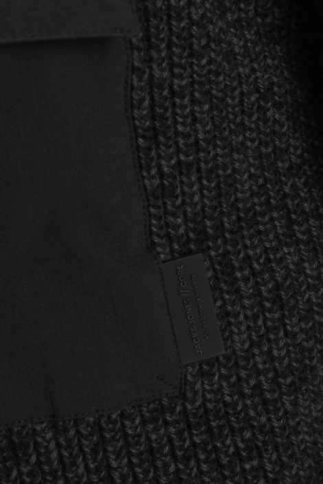 Jack & Jones zwarte heren vest | Close up