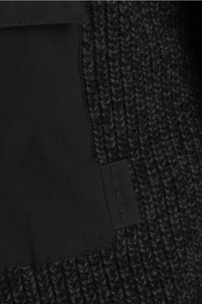 Jack & Jones zwarte heren vest | Close up