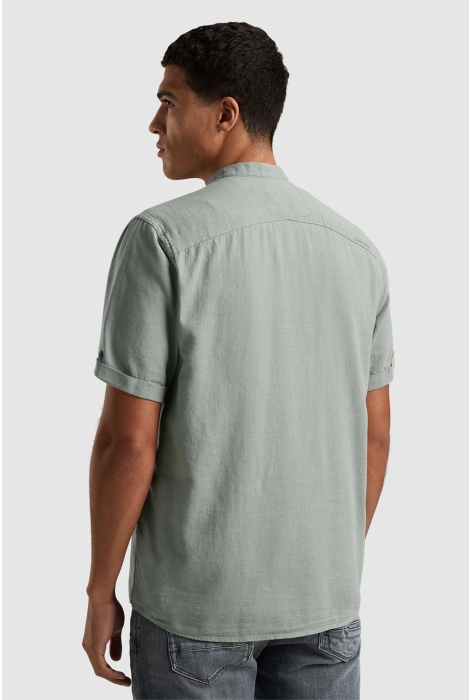 Cast Iron short sleeve shirt cotton linen tw