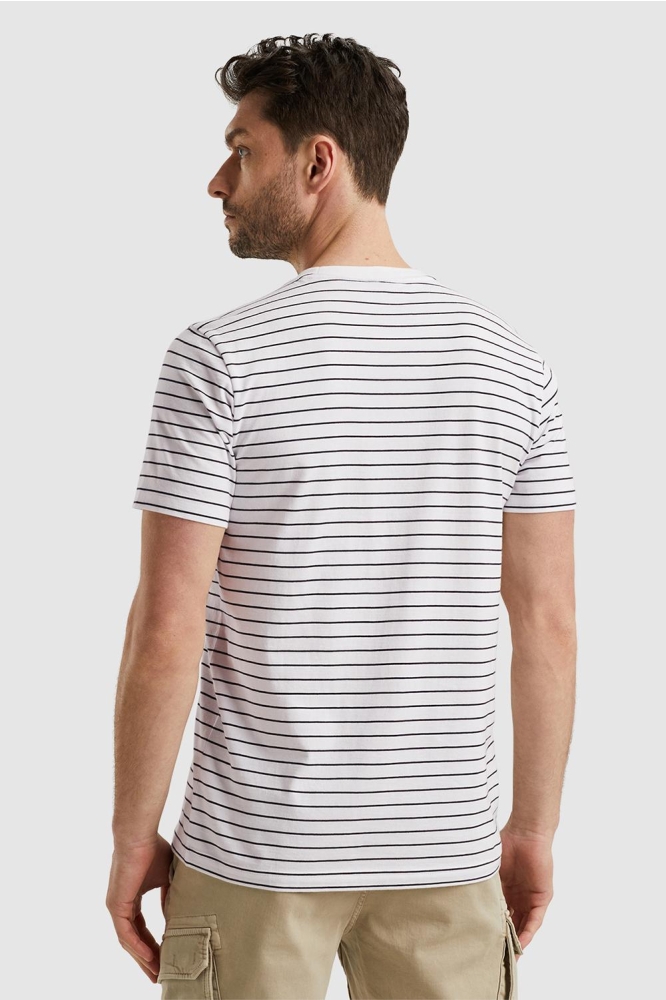 PME legend witte heren t-shirt | Model achteraanzicht